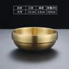 Cuenco de arroz de acero inoxidable 304 estilo coreano, cuenco de mesa para restaurante de barbacoa, cuenco de kimchi, cuenco de salsa, cuenco para niños con aislamiento térmico de doble capa, cuenco para cocinar