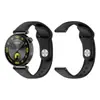 Adequado para Relógio Huawei Gt4/5 Pulseira de Silicone Monocromática Fivela Invertida Pulseira de Pulso de Silicone Fivela de 18mm Pulseira de Relógio de Silicone