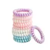 Cuerda de Teléfono Perlada de Caramelo Goma para el Cabello Simple Hermosa Chica Alta Elasticidad Comercio Exterior Adorno para la Cabeza Diadema sin Costuras para el Cabello