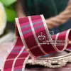 Cinto Jacquard Xadrez Coreano Fita Xadrez Gradiente Acessórios de Cabelo Material DIY Roupas Cor Contrastante Fita Xadrez Grande