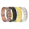 Bestseller transfronteiriço europeu e americano: Pulseira magnética série cobre vermelho antiga, moda vintage, três fileiras de pulseira de casal totalmente magnética removível