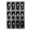 Venta Directa de Fábrica Molde de Silicona de Cerdo de 12 Piezas para Pastel DIY Al Por Mayor Molde para Hielo Molde de Congelación Rápida Grado Alimenticio