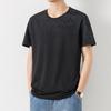 Camiseta de manga corta de secado rápido de seda de hielo para hombre, nueva camiseta informal deportiva de malla transpirable de verano, camiseta fresca de verano a la moda