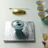 Gaiwan Ballena Azul Oceánico Pintado a Mano Ino Kiyosong, Tazón de Té Doméstico de Alto Valor para Mujer, Juego de Té, Tazón para Beber Té