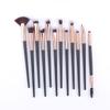 Directo de fábrica nuevo transfronterizo 12 ojos doble pincel para cejas herramientas de maquillaje pintura de sombras de ojos gran descuento de precio..