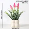 Estilo Ins Escandinavo Planta Verde Artificial em Vaso Ornamentos para Sala de Estar Mesa de Escritório Flores Artificiais Decorações de Flores Cerâmicas