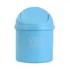 Bote de Basura de Escritorio Mini Creativo con Tapa Hogar Oficina Pequeño de Noche Dormitorio Sala de Estar Cocina Basura Desechos