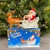 Decoración Navideña Cuentas Eléctricas Trepadoras Escalera Roja Trepadora Papá Noel Paracaídas Regalo de Navidad Juguetes Navideños