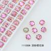 Dongzhou 6mm Diamante para Arte de Uñas Corte Rosa Milenio de Ocho Lados Cristal K9 Flash Mini Diamante de Fondo Puntiagudo de Alta Calidad Joyería para Arte de Uñas