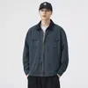 Chaqueta Abrigo Hombre Primavera Otoño 2025 Nueva Casual Cortavientos Cuello Alto Chaqueta Rompevientos Exterior Suelta Transpirable Parte Superior