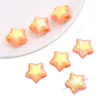 Acrílico Colorido Duas Cores Estrela de Cinco Pontas Dupla Face Contas Artesanal DIY Caseiro Colar de Fio de Mão Acessórios de Joias