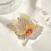 Broche de Nuevo Estilo Transfronterizo, Ramillete Colorido para Mujer, Alfiler Exquisito, Estilo Retro Europeo y Americano, Accesorio para Traje, Joyería Anti-Exposición