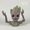 Guardiões da Galáxia Figura do Homem Árvore Groot Boneca Anime Modelo Vaso de Flores Criativo Porta-Canetas Ornamento de Planta em Vaso Decoração