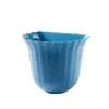 Cubo de basura de pared para cocina, estilo flor, para colgar en la puerta del gabinete de la encimera del hogar, ahorra esfuerzo, sin necesidad de agacharse, sin tapa