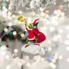 Pendente Criativo Grinch de Natal Transfronteiriço Decoração de Árvore de Natal Pingente de Acrílico Pingente