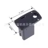 Caja de batería para guitarra guitarra eléctrica bajo eléctrico compartimento de fuente de alimentación para pastilla activa compartimento de batería de 9V