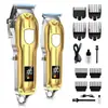 Clipper Eléctrico para Salón de Peluquería para Uso en Casa con Pantalla Digital, Recortador Eléctrico de Cabello para Hombres, Clipper Eléctrico de Tallado Retro, Clipper Eléctrico de Alta Potencia