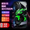 Funda luminosa para teléfono móvil 14 para Apple 13Promax estilo locomotive iphone12 vidrio 11xsmax motocicleta se