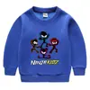 Sudadera Infantil de Color Sólido para Otoño/Invierno 2026, Modelo Nuevo con Estilo para Niños Mayores, Forrada de Felpa y Engrosada para Calidez, Prenda Superior de Invierno