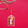 Bolsita de bendición Guanyin cultural y creativa talismán de seguridad bolsa de la suerte colgante de la Guardia Real bolsita francesa de la felicidad Talismán de bendición y salud Amuleto