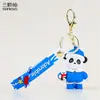 2026 Nuevo Llavero de Muñeco de Nieve y Panda Invierno Muñeco de Dibujos Animados Lindo Colgante para Bolsa de Pareja Pequeño Regalo de Año Nuevo