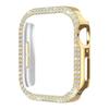 Adequado para Caixa de Relógio Apple 11ª Geração, Caixa Protetora Apple X com Diamantes Duplos em Fileira de PC, Caixa com Diamantes Apple Watch10