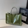 Bolsas de Tote de Color Sólido Personalizadas con Estampado de Letras de la Fábrica de Origen, Estilo Transfronterizo de Moda, Bolsos de Mano de Verano para Mujer Más Vendidos