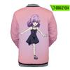 Sciencefellinlovesoitriedtoproveit Uniforme de Béisbol Casual Manga Larga Estudiante Versión Coreana para Mujer