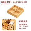 Plato de Frutas para Preparar Té Estilo Chino Estufa de Carbón Tetera Bandeja de Bocadillos Set de Accesorios de Decoración Arreglo Exhibición