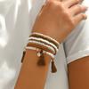 Moda Geométrica OL Pulsera para Mujer Europea y Americana Conjunto Diseño de Tejido de Cuentas de Arroz Nicho Pulsera Versátil Pulsera Personalizada