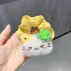 Trébol de Cuatro Hojas Clip de Suerte Gatito Lindo Lazo para el Cabello Gato con Expresión de Dibujos Animados Clip de Garra de Gato Lazo para Moño de Estudiante Pasador de Pelo