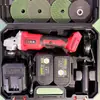 Set de Herramientas Multifuncionales Inalámbricas con Batería de Litio: Martillo Eléctrico Recargable, Amoladora Angular, Llave Eléctrica, Taladro, Sierra Circular, Máquina de Corte