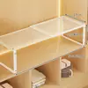 Estante Divisor de Armario, Estante Extensible para Almacenamiento de Ropa, Organizador de Gabinete Profundo para Armario de Dormitorio en Casa, Estante de Almacenamiento