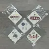 Colgante Ambientador de Coche Aroma para Interior Armario Hoja Aromática Adorno Espejo Retrovisor del Coche Fragancia Perfume Olor Tarjeta con Palabras Propicias