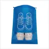 Bolsa de armazenamento de sapatos em tecido não tecido, bolsa com cordão para uso doméstico, bolsa de armazenamento de viagem, bolsa ecológica à prova de poeira e umidade, bolsa de sapatos com cordão
