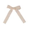 Horquilla de encaje con lazo para niña de ballet, estilo francés, cinta para el pelo, pinza de pico de pato, coleta doble, accesorios para el cabello para niña