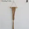 Decoração de Parede com Flores Secas Sacola de Rede Criativa com Flores Secas Decoração para Arranjo de Flores DIY Rede de Pendurar na Parede com Flores Secas Estilo Nórdico