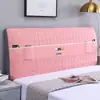 2025 Nueva Funda de Cabecera Todo Incluido Funda Elástica para Cabecera Respaldo de Cama de Madera Maciza Empaquetado Suave Cuero Funda Protectora a Prueba de Polvo Resistente a Manchas