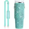 Tapa para Vaso de Hielo de 40 oz Material de Buceo Stanley Bolsa Tote para Botella de Agua Asa Stanley Tapa para Vaso de Letra Aislada Montada en Coche