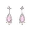 Pendientes de Moda S925 Aguja de Plata Pendientes de Gota de Corona Pendientes de Temperamento Japonés y Coreano Joker Pendientes Transfronterizos Pendientes Mujer