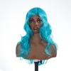 Fábrica Wanmei Perucas Sintéticas de Alta Temperatura Estilo Europeu e Americano para Mulheres, Cabelo Longo, Natural e Realista, Volumosas, Disponíveis em Múltiplas Cores, Cabelo Longo Cacheado