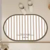 Alfombrilla de baño de Diatomita estilo coreano Dopamine, alfombrilla para pies absorbente de agua y antideslizante para el baño, alfombrilla de secado rápido para el lavabo, fácil de mantener