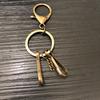 Llaveros de Imitación Oro Galvanizado Conservante del Color Anilla de 30 mm Metal de Alta Gama para Coche Pinza de Langosta Bolsas Colgantes al por Mayor