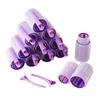 Set de 36 piezas rizador de pelo con set de clips plástico ocho flequillos rulo aire Liu rizador autoadhesivo pelo mágico