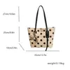 Bolso de Tote Simple Nuevo de Lunares para Mujer, Gran Capacidad, Para el Trabajo Diario, Bolso de Hombro Único, Alta Apariencia, Personalidad, Para el Trabajo Diario, Bolso de Mano a la Moda