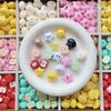 Moe divertido acrílico estrella conejo cuentas sueltas diy pulsera de cuentas hecha a mano cadena de teléfono móvil accesorios de joyería material