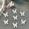 Verano Nuevos Accesorios de Uñas de Mariposa Accesorios de Mariposa Luminosos de Doble Color Accesorios de Uñas Accesorios de Pendientes con Viento Ins Mixtos