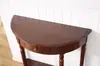 Mesa consola de madera maciza americana, Mesa de pared semicircular, Mesa de pasillo estilo europeo, Mesa consola, Mesa lateral de pared, Mesa decorativa de armario consola