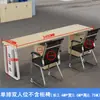 Juego de Escritorio y Silla de Oficina para Personal para 4/6 Personas, Escritorio de Oficina Moderno Simple con Panel Divisor, Escritorio de Computadora para Estación de Trabajo