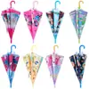 Guarda-chuva Infantil para Sol e Chuva Desenho Animado Fofo Especial para Jardim de Infância Guarda-chuva Longo Semi-Automático Guarda-chuva de Segurança Fábrica de Origem